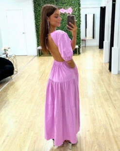 Asha Maxi Dress - Lavender -Curvy Charm Store 135