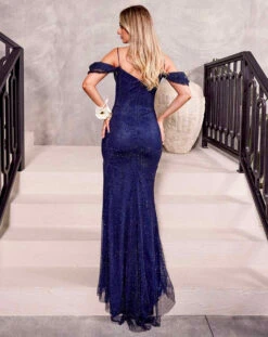 Marlow Off Shoulder Beaded Mesh Gown - Navy 14 Marlow Off Shoulder Beaded Mesh Gown - Navy -Curvy Charm Store 17297C9A 4C1C 4DF4 81AB 126F3C8E8565 1 201 a 55624e9e cb55 47c3 874f df7ced94b3b5