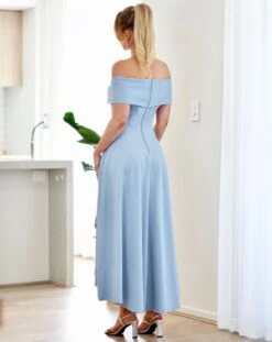 Belina Midi Dress- Baby Blue -Curvy Charm Store 1N3A4378 e2c71852 82f3 4343 8fd5 2364e8ccfebb