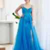 Birdie Corset Lace Gown - Crystal Blue 1 Birdie Corset Lace Gown - Crystal Blue -Curvy Charm Store 1N3A4410