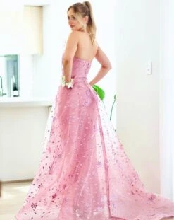 Juliette Strapless Glitter Gown - Wisteria -Curvy Charm Store 1N3A4685 a75889b3 3916 4d44 8844 1a985e09818f