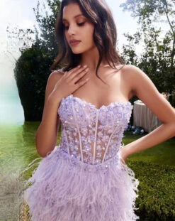 Angelique Feather Lace Gown - Lilac -Curvy Charm Store 3F384A4E B1AA 4D3A B8FA C11338A06060 1 201 a
