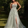 Desiree Strapless Beaded Gown - Sage 1 Desiree Strapless Beaded Gown - Sage -Curvy Charm Store 4018EE5D F414 4341 8223 87D69DD044A7 1 201 a