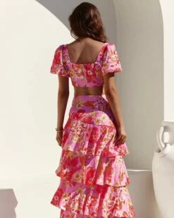 Yokana Top - Pink Floral -Curvy Charm Store 66495946 91B7 4DDB 9785 23F5C24F9440 1 201 a 2bea1f75 8852 4078 994b 8cd057ddbf12