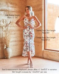 Lyanna Floral Midi Dress - White 17 Lyanna Floral Midi Dress - White -Curvy Charm Store 6 600x 7d6891c0 4f65 47d9 b5ae 04ba59504dfe