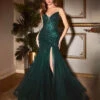 Daisy Beaded Strapless Gown - Emerald 2 Daisy Beaded Strapless Gown - Emerald -Curvy Charm Store 7B849166 8275 4CFE 9195 3E982F401752 1 201 a