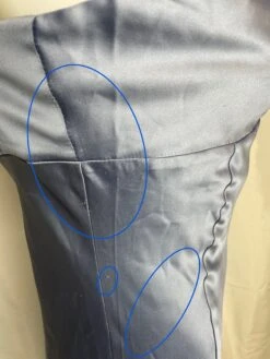 Sandrine Satin Midi Dress - Blue 2.0 -Curvy Charm Store 8A734CC5 553F 47F3 B27C F15BD80E343D 1 201 a