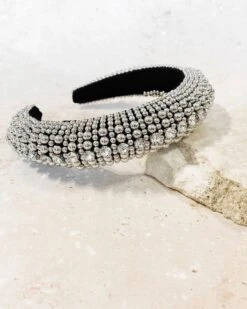Jodie Beaded Embellished Headband - Silver -Curvy Charm Store 9E36B556 EC85 4449 BF74 413A196AEE76 1 201 a