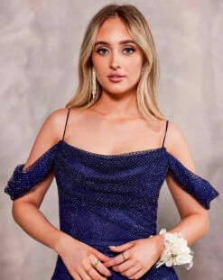 Marlow Off Shoulder Beaded Mesh Gown - Navy 16 Marlow Off Shoulder Beaded Mesh Gown - Navy -Curvy Charm Store A156BE50 75F3 460A AFB1 DBD9A7F5450C 1 201 a 653807f0 e17d 4db5 8627 89c1c2702f0a