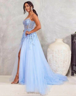 Iris Corset Lace Gown - Icy Blue 13 Iris Corset Lace Gown - Icy Blue -Curvy Charm Store A574EAA4 D7DD 4013 AE64 A45F73BC5430 1 201 a e9527660 9cef 4a22 b99d 4f6adffd671b