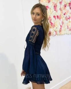 Alyse Lace Dress - Navy 14 Alyse Lace Dress - Navy -Curvy Charm Store Alyse Lace Dress Navy 6