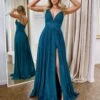 Ava Glitter Gown - Teal -Curvy Charm Store Ava Glitter Gown Front Teal 5048bc4f 0659 4c60 b132 c05a02311934