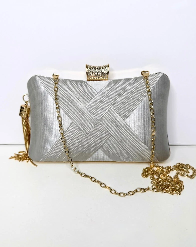 Zion Clutch - Silver 3 Zion Clutch - Silver
