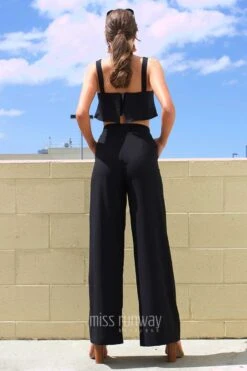Bahamas Pants - Black -Curvy Charm Store Bahamas Pants Back 1 Black f55ed6ea b900 41bd a124 9e77ad72adbd