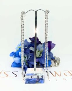 Blaze Earrings - Silver