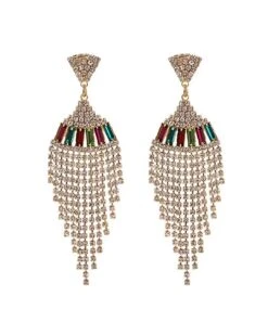 Carla Diamante Earrings - Multi -Curvy Charm Store Carla Diamante Earrings Multi