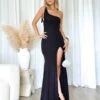 Carmela Glitter Gown - Black -Curvy Charm Store Carmela Glitter Gown Front Black 1643d756 73f9 4588 b6be cdf5ccd22775