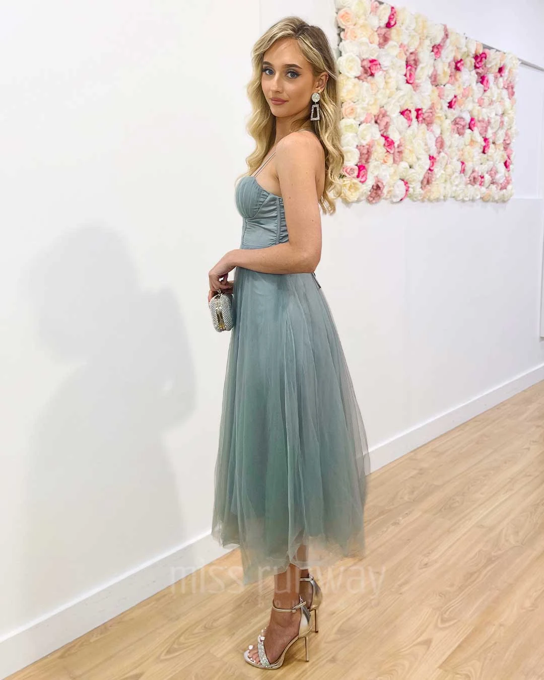 Carrie Midi Dress - Sage 6 Carrie Midi Dress - Sage - Image 4