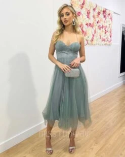 Carrie Midi Dress - Sage 15 Carrie Midi Dress - Sage -Curvy Charm Store Carrie Midi Dress Sage 5