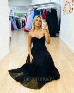 Carrie Midi Dress - Black -Curvy Charm Store Carrie Midi Dress Sitting 1 Black