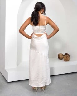 Cindy Satin Skirt - Champagne 10 Cindy Satin Skirt - Champagne -Curvy Charm Store Cindy Satin Top and Skirt Back Champagne bc9c2099 eeec 4078 9158 c029fb42fbdb