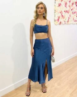 Dahlia Satin Top - Navy 12 Dahlia Satin Top - Navy -Curvy Charm Store Dahlia Satin Navy 5 7121e963 a5bc 41fa 8b57 ec98d8c72d62