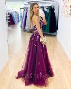 Delilah Beaded Gown - Plum 13 Delilah Beaded Gown - Plum -Curvy Charm Store Delhi Beaded Gown Plum 4