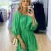 Diane Mini Dress - Green -Curvy Charm Store Diane Mini Dress Green 7