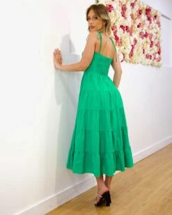 Dominique Maxi Dress - Green 19 Dominique Maxi Dress - Green -Curvy Charm Store Dominique Maxi Dress Back Green 40d9f0c0 ae22 4c2e aa0e cde183d38564