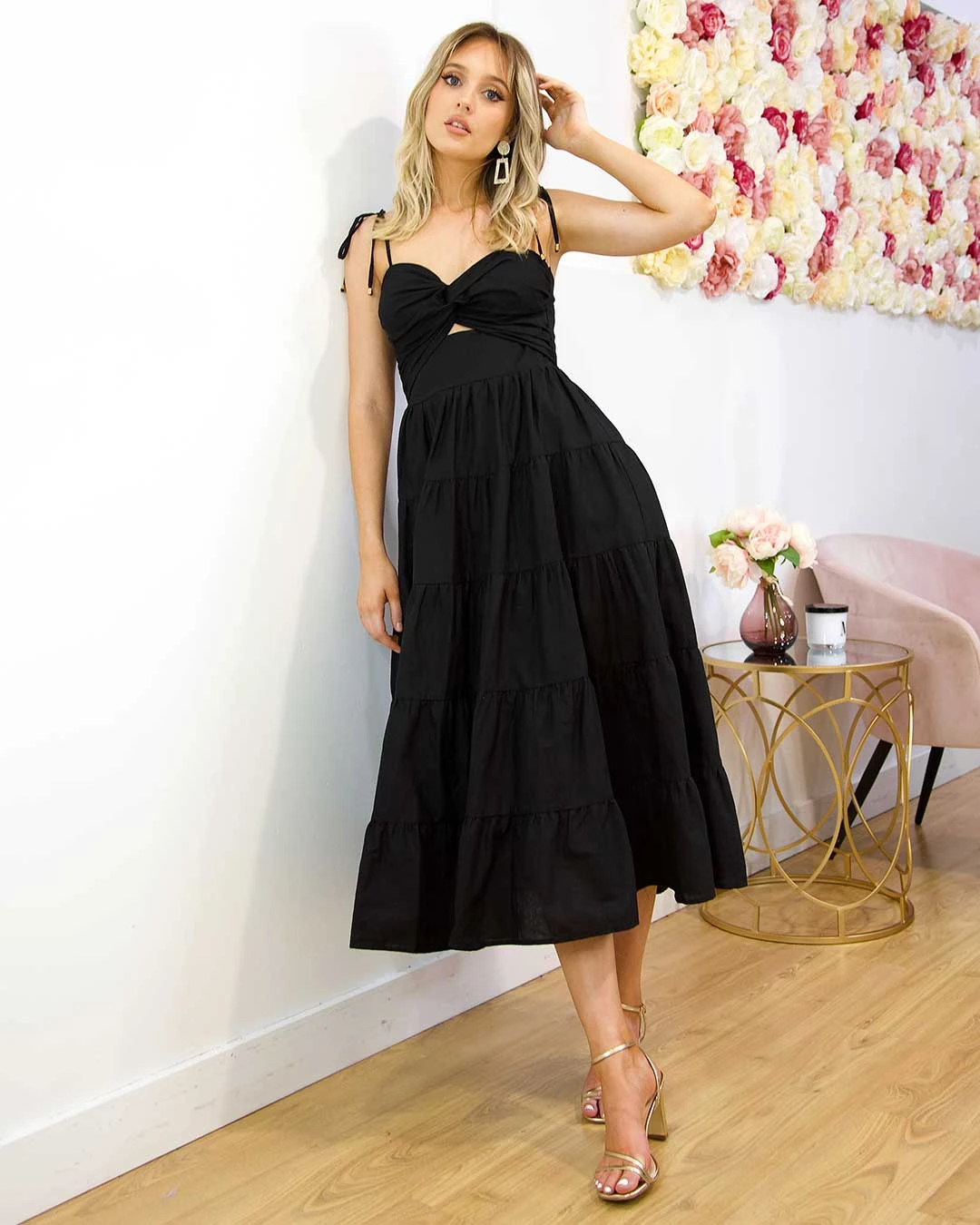Dominique Maxi Dress - Black 8 Dominique Maxi Dress - Black - Image 6