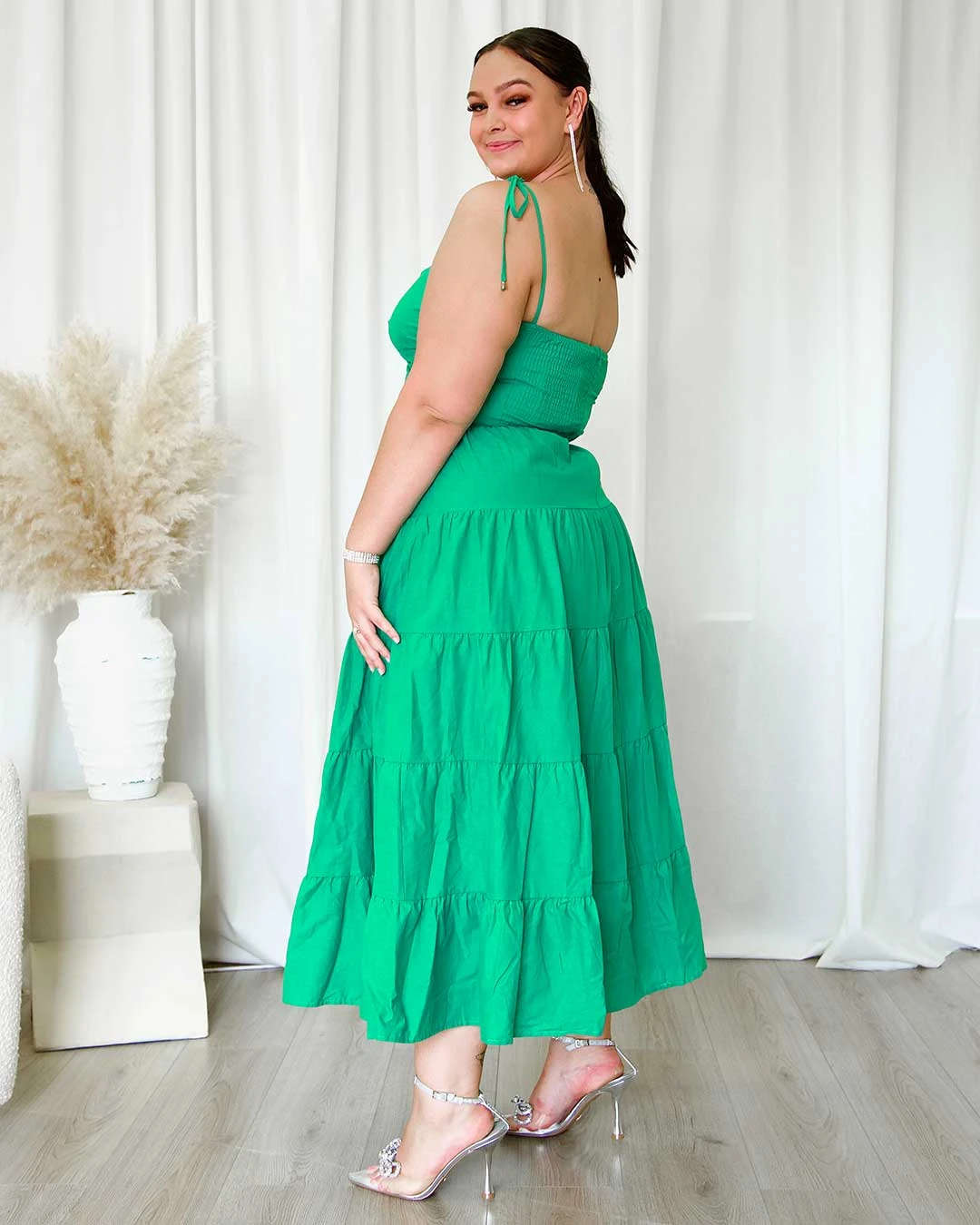 Dominique Maxi Dress - Green 5 Dominique Maxi Dress - Green - Image 3