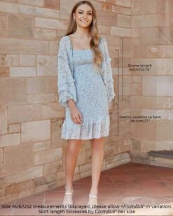 Elena Floral Dress - Baby Pink -Curvy Charm Store Elena Floral Dress Measurements 7f4480b4 a720 467f 801f a3bb5457007e