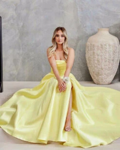 Paola Strapless Gown - Lemon -Curvy Charm Store F6948F65 DF00 44BC A643 80058BAACECB 1 201 a