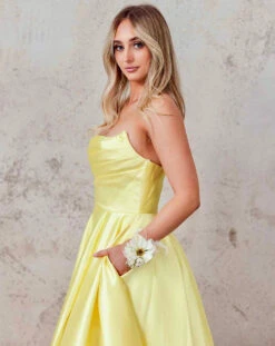 Paola Strapless Gown - Lemon -Curvy Charm Store F94F6A05 DC6B 473A BB5F 800A7C3B8FDC 1 201 a