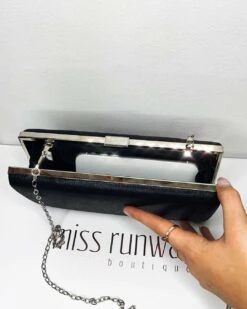 Fifi Evening Clutch - Black -Curvy Charm Store Fifi Evening Clutch Black 3