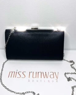 Fifi Evening Clutch - Black -Curvy Charm Store Fifi Evening Clutch Black 4