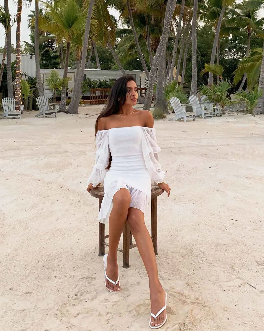 Gail Dress - White 8 Gail Dress - White - Image 6