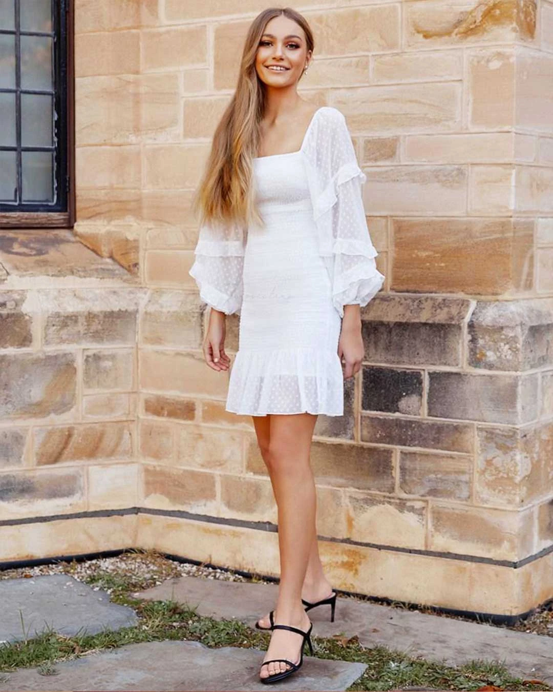 Gail Dress - White 3 Gail Dress - White