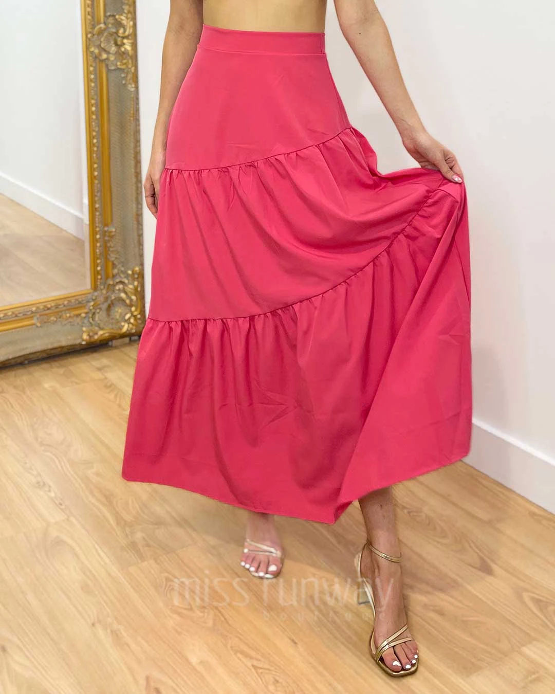Heloise Maxi Skirt - Hot Pink 3 Heloise Maxi Skirt - Hot Pink