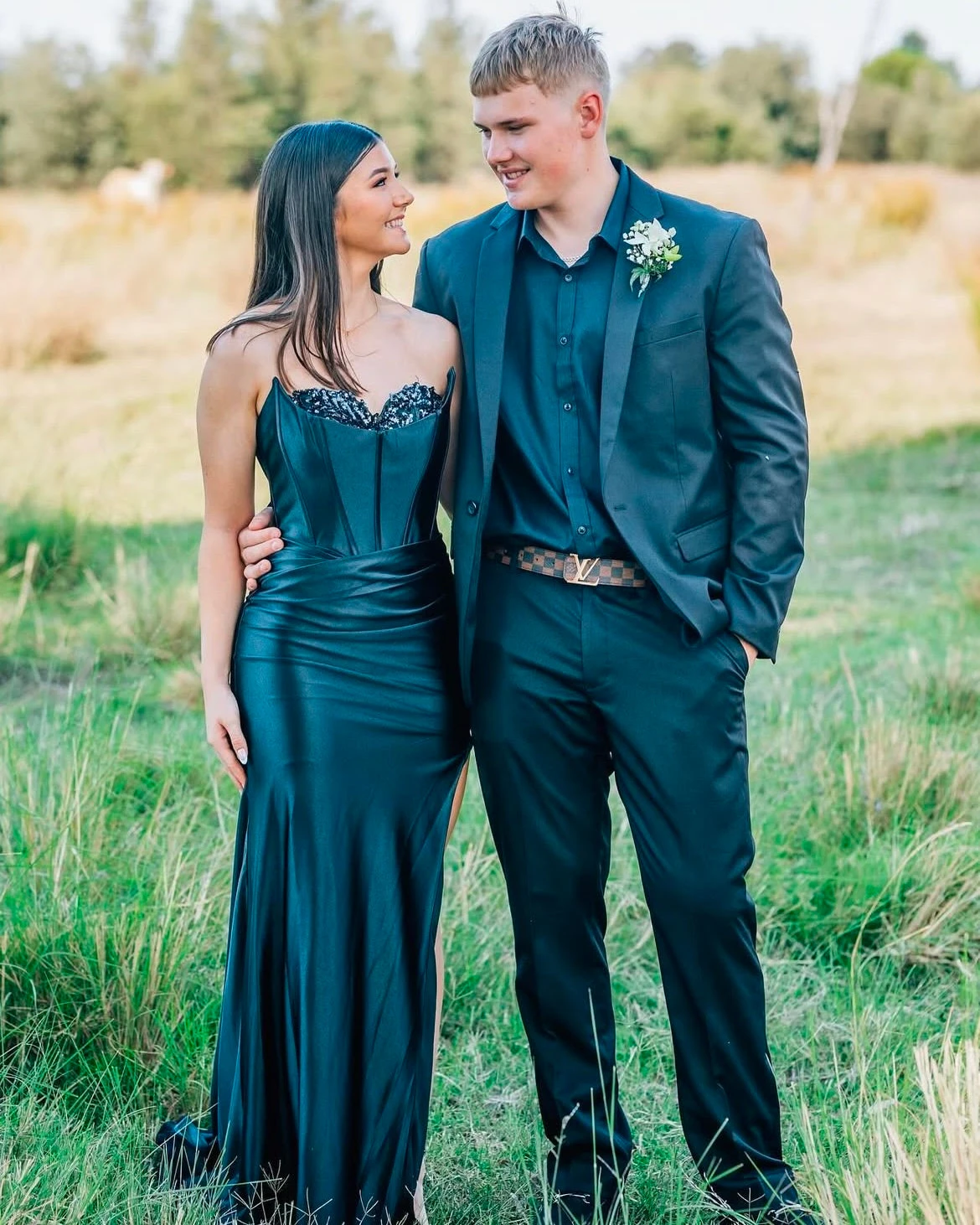 Blair Strapless Corset Gown - Black 5 Blair Strapless Corset Gown - Black - Image 3