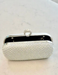 Royal Nightfall Clutch - Silver