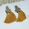 Indiana Tassel Earrings - Gold -Curvy Charm Store Indiana Tassel Earrings Gold 1