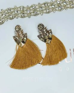 Indiana Tassel Earrings - Gold