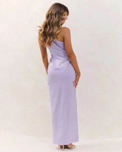 Isabel Maxi Dress - Lilac 10 Isabel Maxi Dress - Lilac -Curvy Charm Store Isabel.lilac .front .back