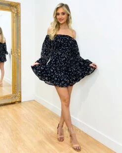 Kimmy Dress - Black -Curvy Charm Store Kimmy Dress Black 3