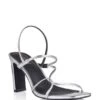 Kingston Heels - Silver -Curvy Charm Store Kingston Heels Side Front Silver