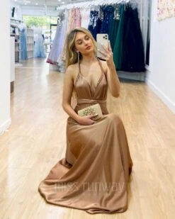 Kirsty Multi Wrap Dress - Mocha -Curvy Charm Store Kirsty Multi Wrap Dress Mocha 4