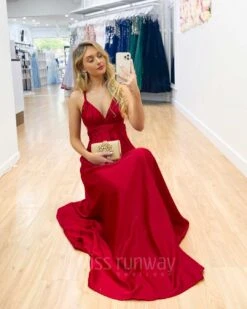 Kirsty Multi Wrap Dress - Red -Curvy Charm Store Kirsty Multi Wrap Dress Red 5