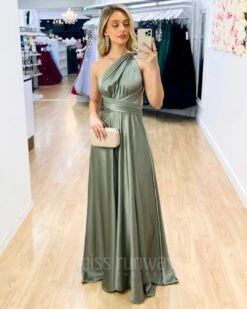 Kirsty Multi Wrap Dress - Sage -Curvy Charm Store Kirsty Multi Wrap Dress Sage 4