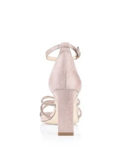 Kisha Diamante Heels - Blush 8 Kisha Diamante Heels - Blush -Curvy Charm Store Kisha Diamante Heels Back Blush